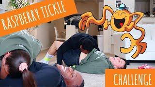 RASPBERRY TICKLE CHALLENGE HILARIOUS COUPLES EDITION *PART 4* TIED UP  DUCT TAPE TUMMY TICKLE