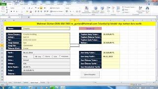 Excel Ders Hesap Takibi Klasörden Farklı Dosyalara Bilgi Girişi ve Çağırma