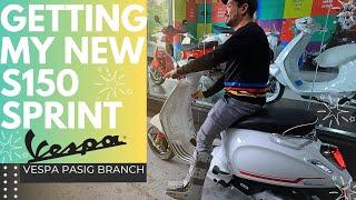 Getting my New Vespa Sprint S150