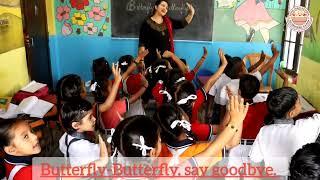 Butterfly-Butterfly English Rhyme  Kindergarten Rhyme  with action  poem  Nursery poems