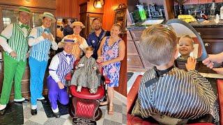 His First Disney Haircut At Harmony Barber Shop Rides Lunch & The Best Magic Kingdom Day Ever