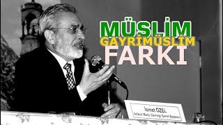 Müslim gayrimüslim farkı gözetmeyelim derken ne diyorsun sen?