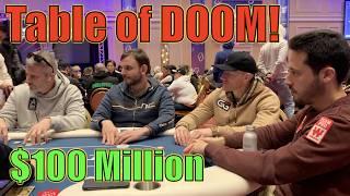 Im At Table Of DOOM $100+ Million On My Right In BIGGEST Event Of The Year Poker Vlog Ep 291