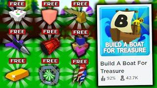 ALL HIDDEN RARE ITEMS in Build a boat for Treasure ROBLOX