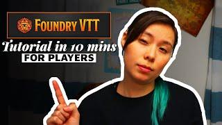 Players Guide to Foundry VTT  All the basics in 10 minutes