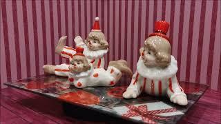 Фарфоровые статуэтки Клоунов  Porcelain figurines of Clowns