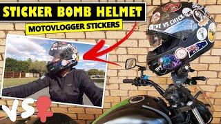 VS️ Sticker Bomb Motorbike Helmet
