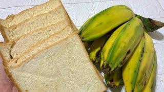 PUNYA PISANG DAN ROTI TAWAR DI BIKIN INI AJA ENAK DAN LUMER DI MULUT