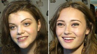 Georgie Henley & Ella Purnell  Interview Access All Areas Premiere