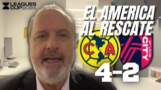 EL AMÉRICA AL RESCATE  Club América vs St. Louis  Leagues Cup 2024