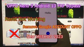OPPO Reno 5 Android 13 FRP Bypass  Remove Google Account  Unlock FRP  New Method 2023  No PC