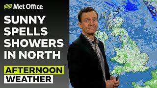 280624 –  Showers north sunny spells south – Afternoon Weather Forecast UK – Met Office Weather