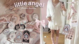 flower knows little angel collection️ aesthetic makeup haul coquette & pinterest inspired