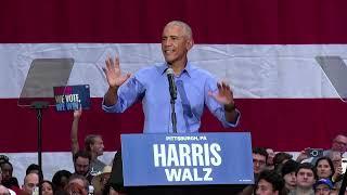 Obama rallies voters for Harris in swing state Pennsylvania  REUTERS