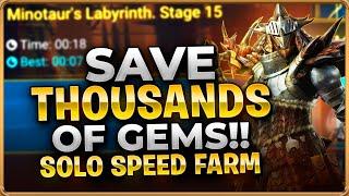 20 SEC RATHALOS SOLO SPEED FARM A MUST USE For Minotaur 15 Raid Shadow Legends