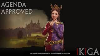 POLAND - KING JADWIGA HEDWIG ALL VOICED QUOTES & DENOUNCE - CIVILIZATION VI  CIV VI