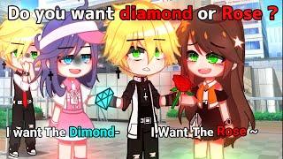 DIAMOND  or ROSE ?   Gacha Meme️‍🩹 Mlb  { PLOT TWIST } Au* 