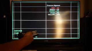 Mitsubishi DLP TV Picture Overscan Alignment