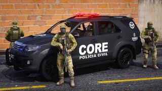 PRESO EM FLAGRANTE PELA POLÍCIA CIVIL  C.O.R.E  GTA 5 POLICIAL