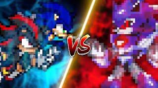 Sonic & Shadow VS Metallix  Sprite Battle