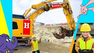 Moritz und die Maschinen Auf der Baustelle mit Bagger  Der Elefant  WDR