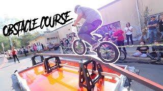 БЕЗУМНО СЛОЖНАЯ ПОЛОСА ПРЕПЯТСТВИЙ НА BMX ХЭЛЛОУИН СКОТТИ КРАНМЕР INSANE HARD OBSTACLE COURSE