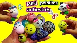 Cortando MINI pelotas antiestres