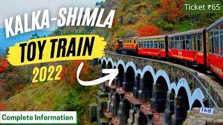 Kalka To Shimla Toy Train  Full Information 2022  Tickets Price  Types of Coaches in Toy Train