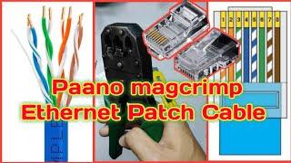 Paano Mag Crimp Ethernet Patch Cable Tutorial Tagalog