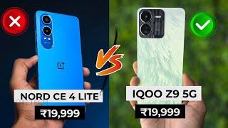 ONEPLUS NORD CE 4 LITE VS IQOO Z9 - FULL COMPARISON CAMERA DISPLAY PERFORMANCE BATTERY CHARGING