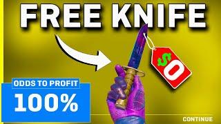 How To Get A FREE KNIFE in CS2 With NO RISK