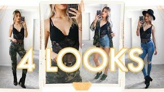 HOW TO STYLE A LACE BODYSUIT 4 outfits