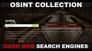 OSINT Collection Dark Web Search Engines