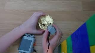 Сверлю шоколадную монету лего техником