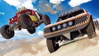 MASSIVE Land Rush Race with the NEW Dune Buggy in BeamNG Drive Update