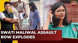 Swati Maliwal Assault Case Maliwal Vs AAP Is Official As Video From Kejriwal’s Home Emerges