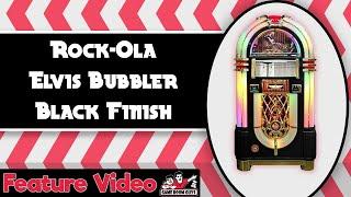 Rock-Ola Elvis Bubbler in Black Finish  Game Room Guys