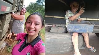 Família toda de caminhoneiros viaja pelas estradas do Brasil