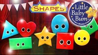 Shapes Song  Nursery Rhymes for Babies by LittleBabyBum - ABCs and 123s