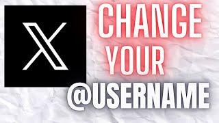 How to Change Your @ Username On X  Twitter  In 2024 Very Fast and Easy 