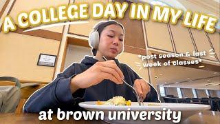 A COLLEGE DAY IN MY LIFE at Brown University class lift errands and more