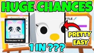 *NEW*CHANCES OF THE  HUGE CHROMA PHOENIX In Pet Simulator 99