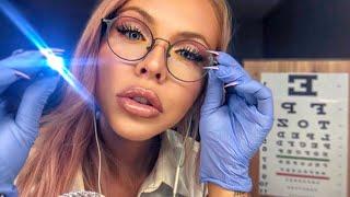 ASMR  EYE DOCTOR EXAM & FRAMES FITTING FOR YOUR FACE SHAPE ROLEPLAY