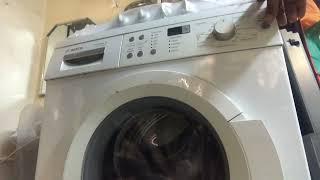 bosch çamaşır makinası reset nasıl atılır?