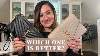 SAINT LAURENT YSL CLUTCH BAGS CASSANDRE MATELASSÉ  VS ENVELOPE FLAP COMPARISON REVIEW