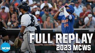 Florida vs. Oral Roberts 2023 Mens College World Series  FULL REPLAY