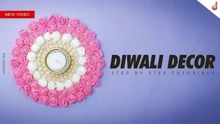 Diwali Decoration Ideas  Happy Diwali  Tea Light Candle Holder DIY