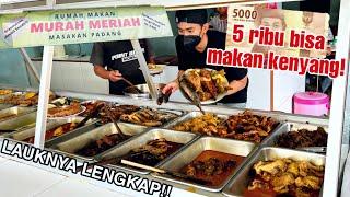 NEMU NASI PADANG PRASMANAN MURAH MERIAH CUMA ADA DISINI 5000 BISA MAKAN KENYANG