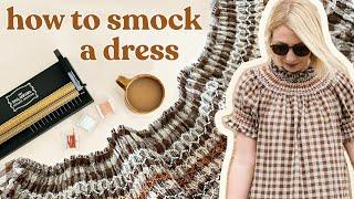 Smocking a Dress From Scratch It Took Months  DIY Smocked Dress