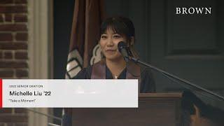 2022 University Ceremony Senior Orator Michelle Liu